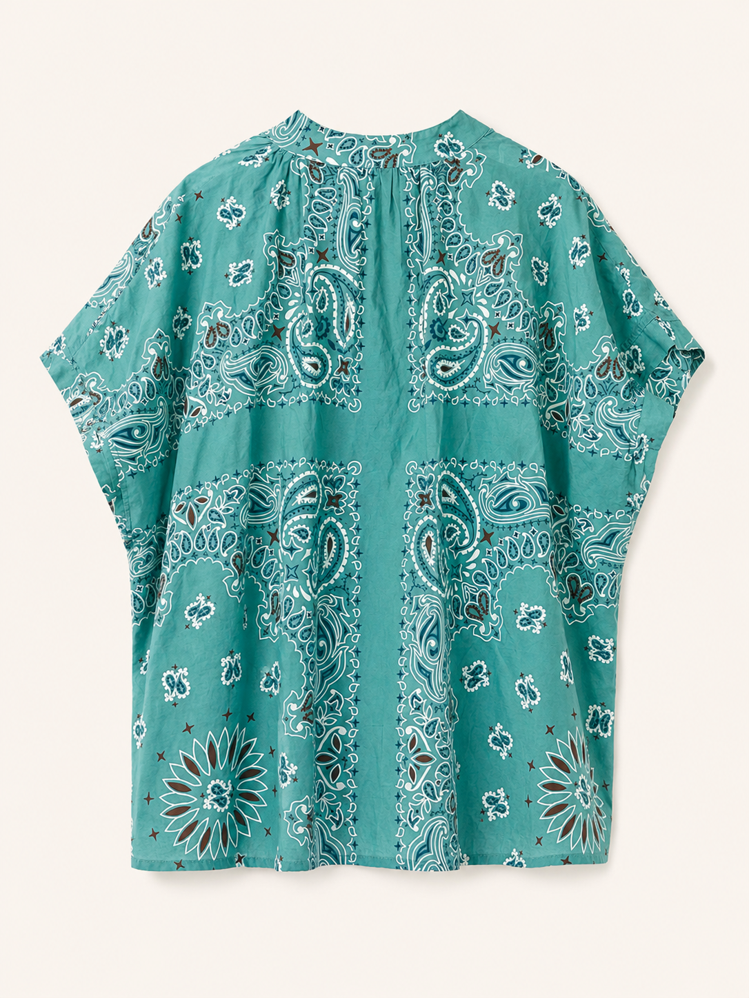 la shirt blue bandana
