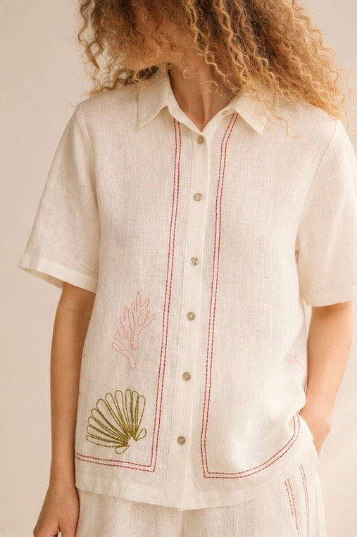 la chemise coquillage