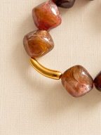 le bracelet galet · moka