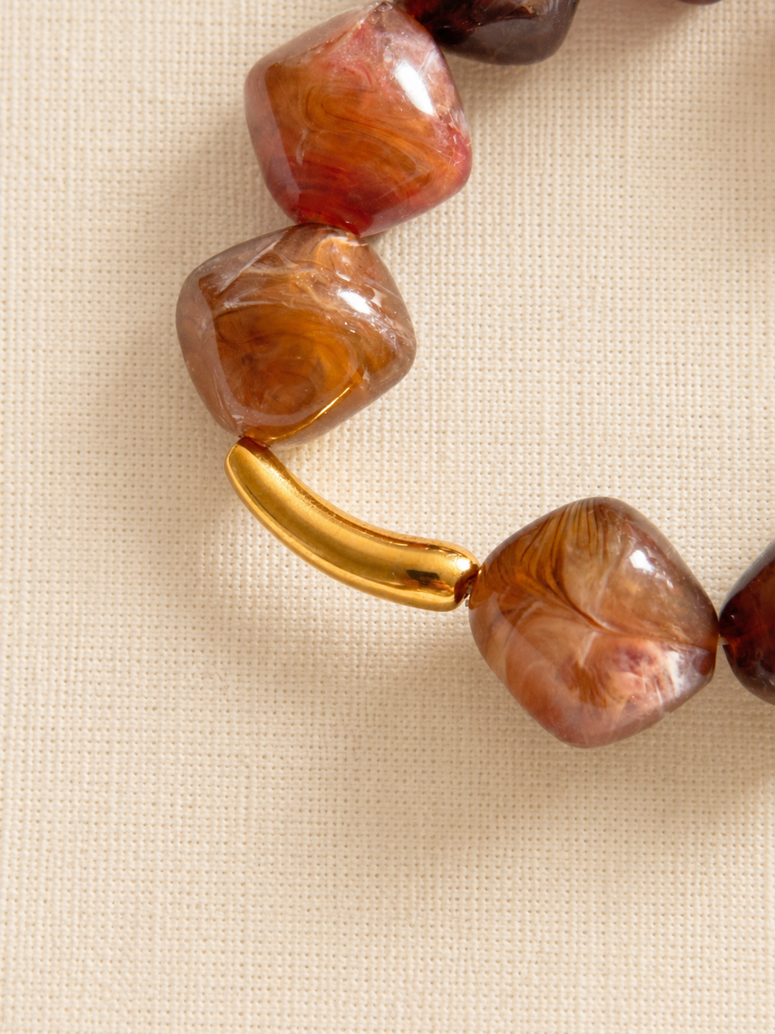 le bracelet galet · moka