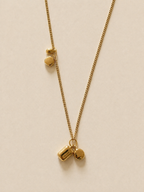 le collier maxi charms gold