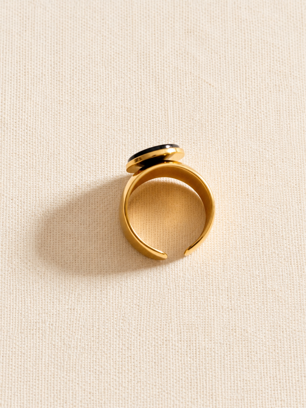 le ring signet · noir