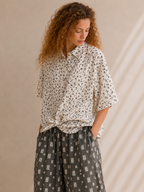 la shirt fleurs short