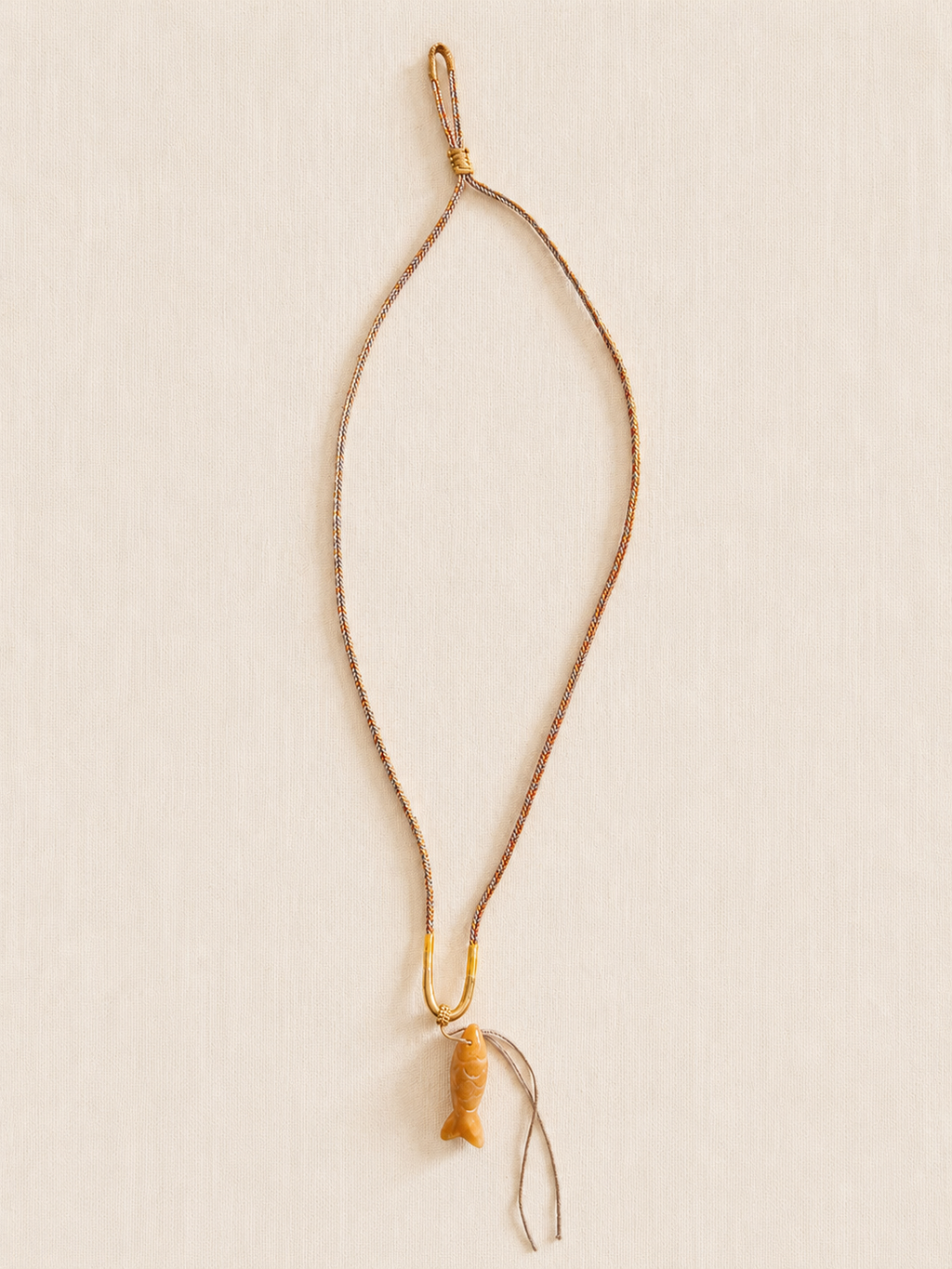 le collier tibet fish beige