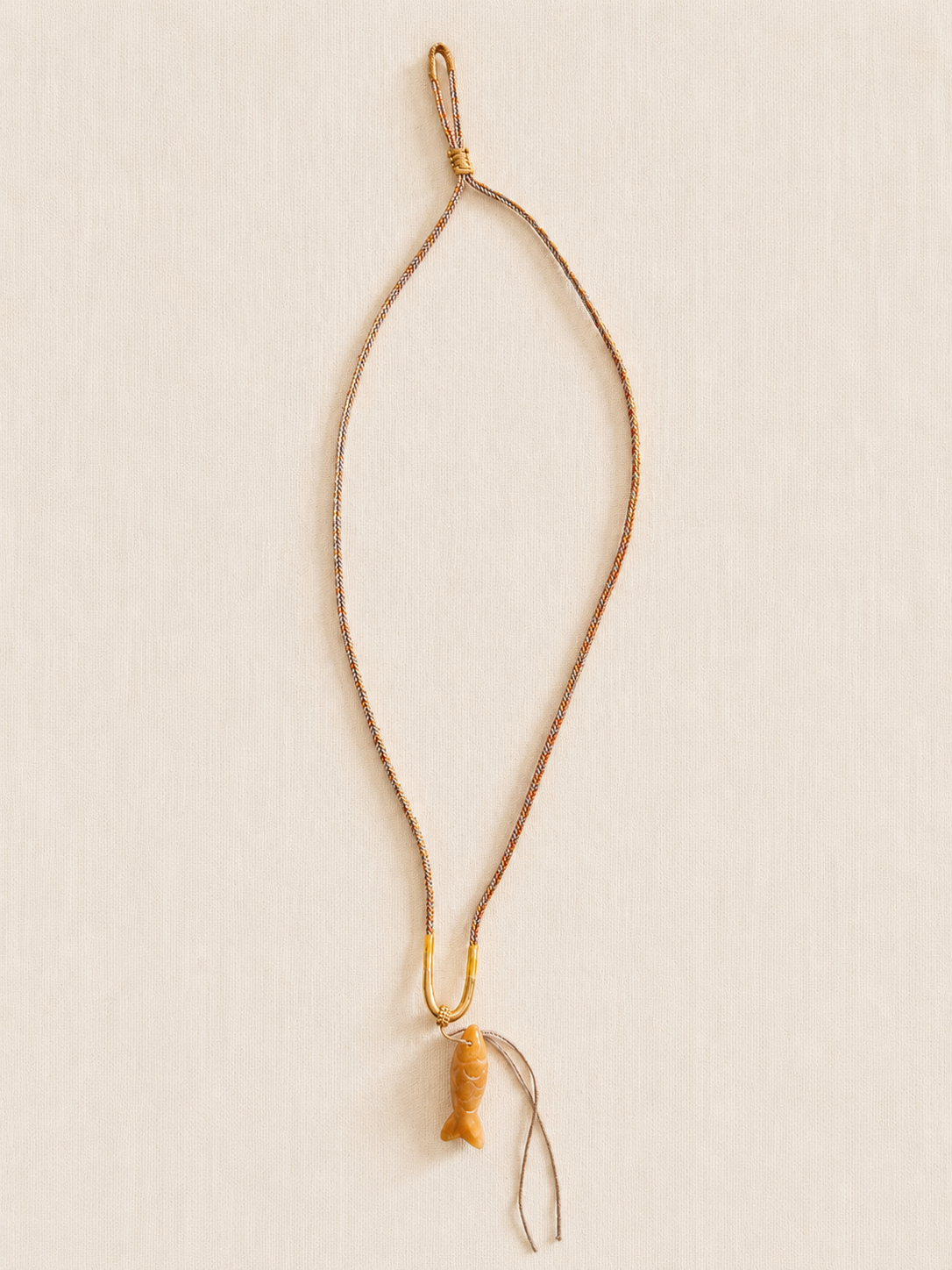 le collier tibet fish beige
