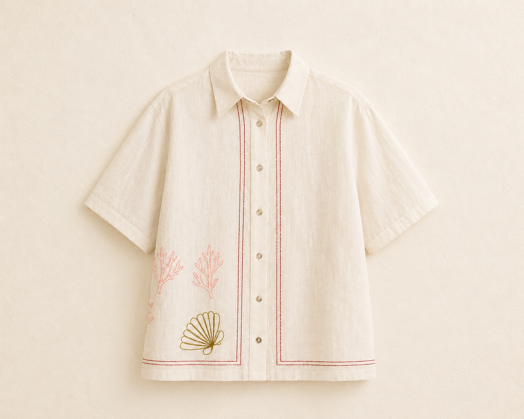 la chemise coquillage