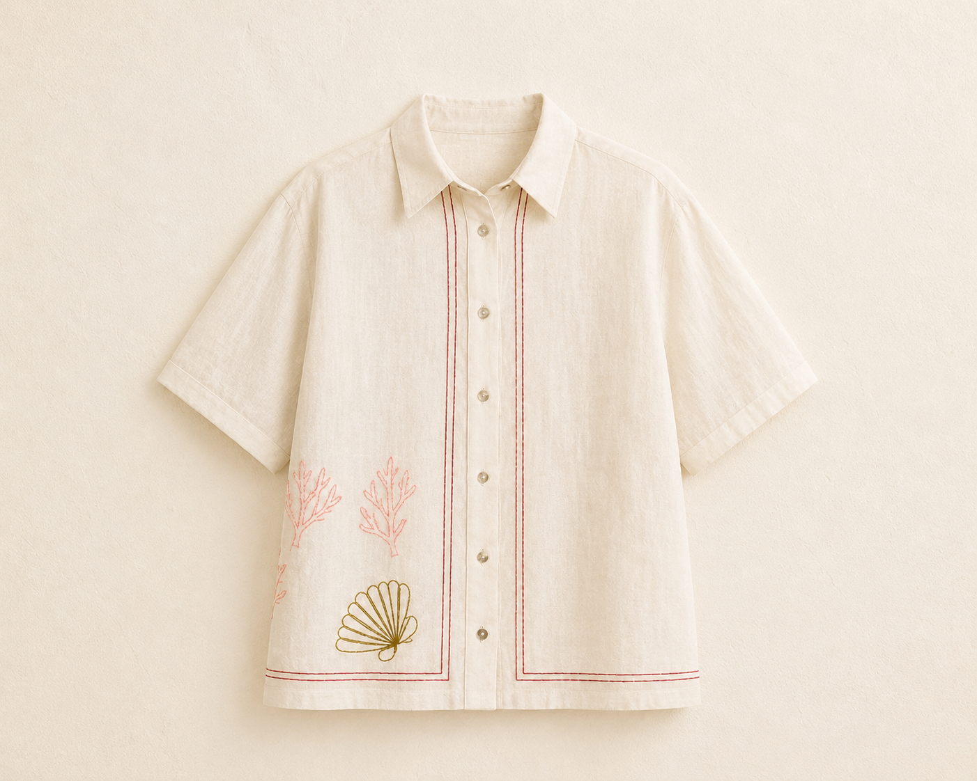 la chemise coquillage