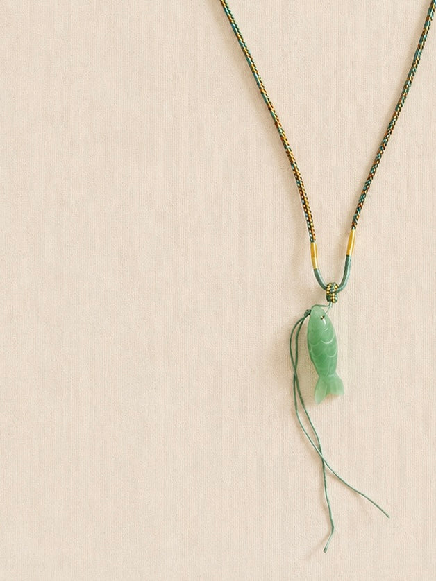 le collier tibet fish azul