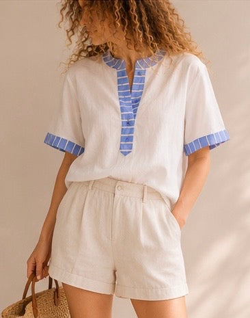 la tshirt rayas azul