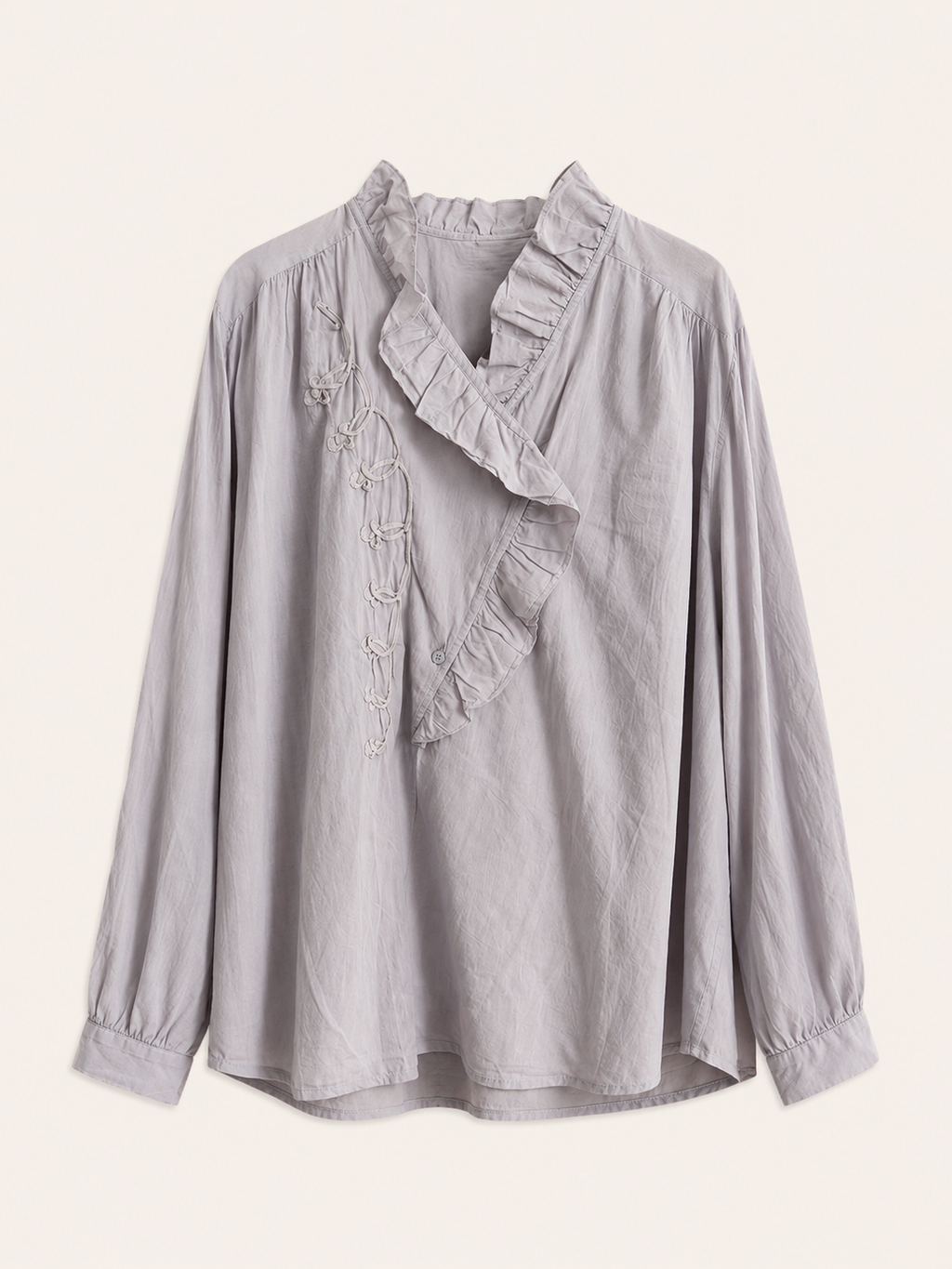 la chemise romane gris