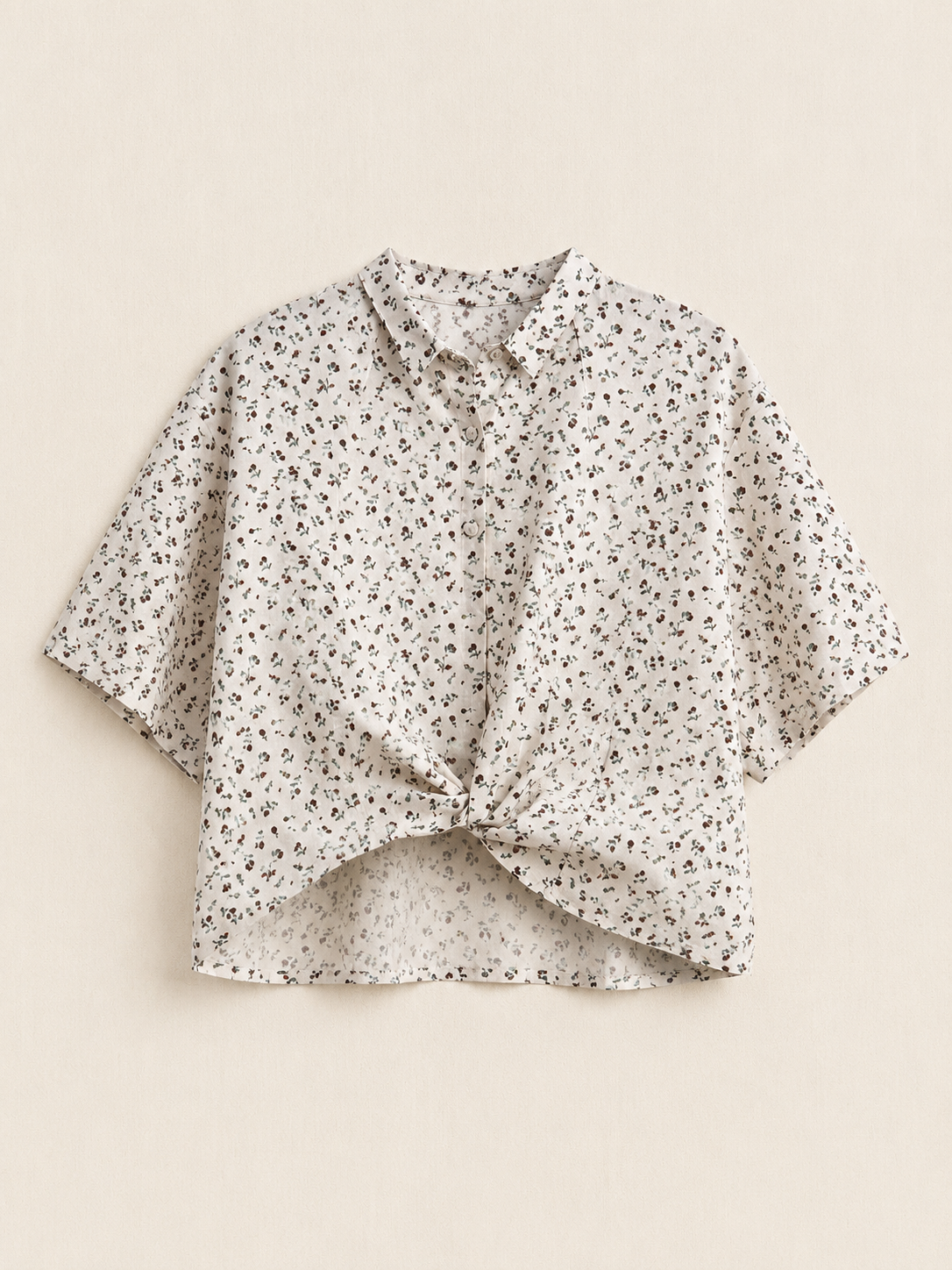 la shirt fleurs short