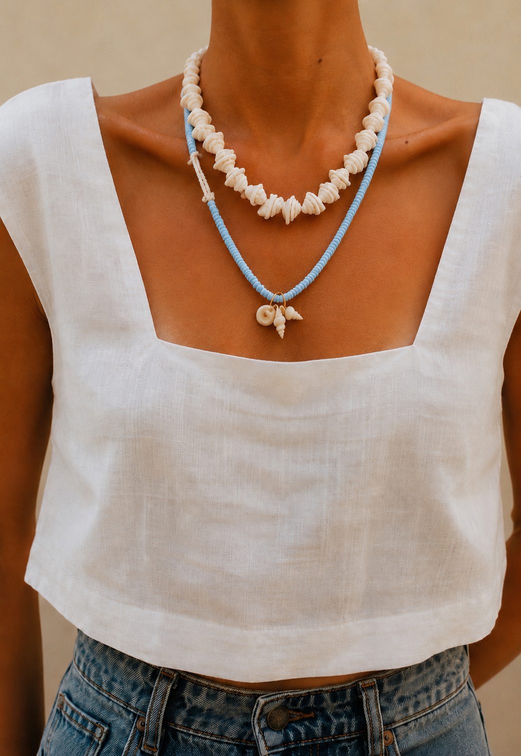 le collier cristal ciel