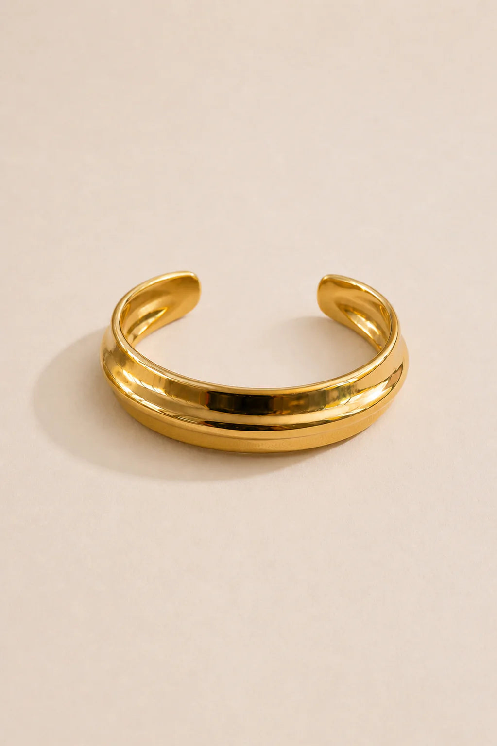le duo doré clochette cuff