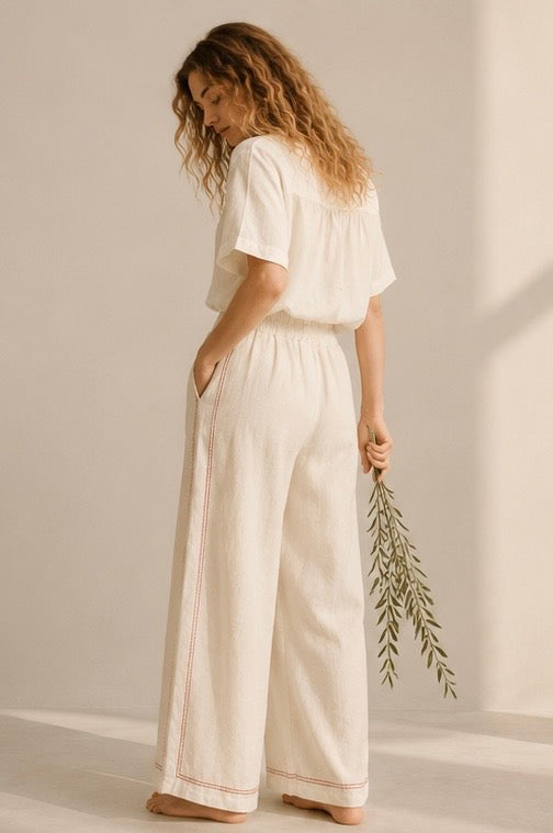 le pantalon coquillage