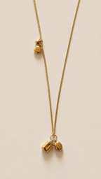 le collier maxi charms gold