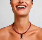 le collier poisson noir