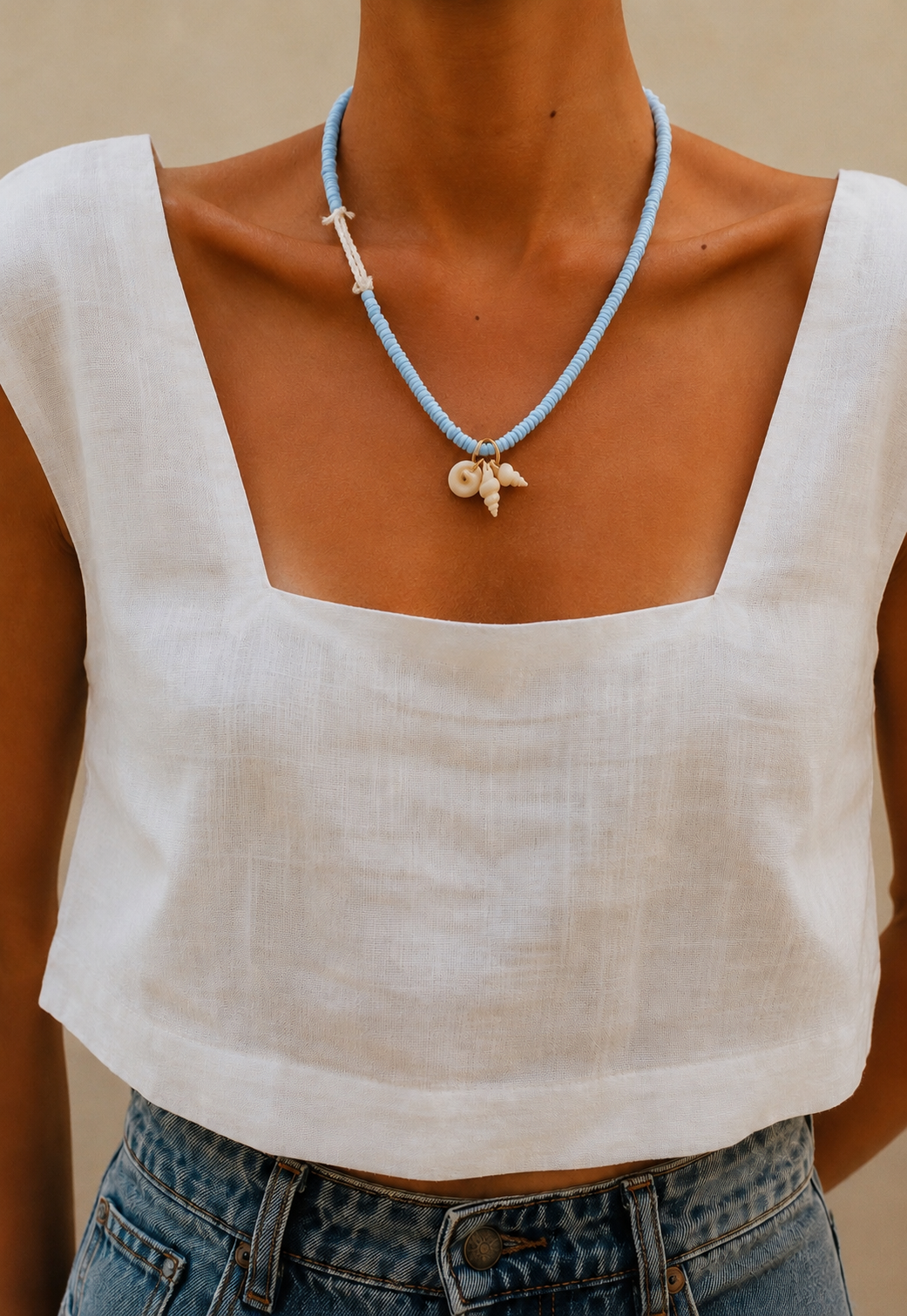 le collier cristal ciel