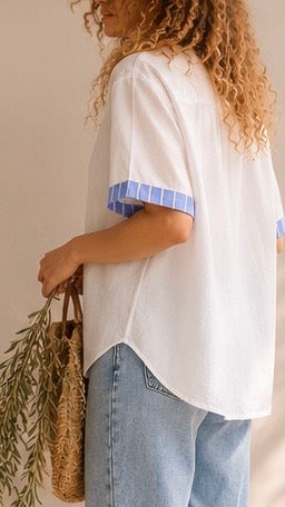 la tshirt rayas azul