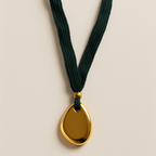 Collar colgante lágrima