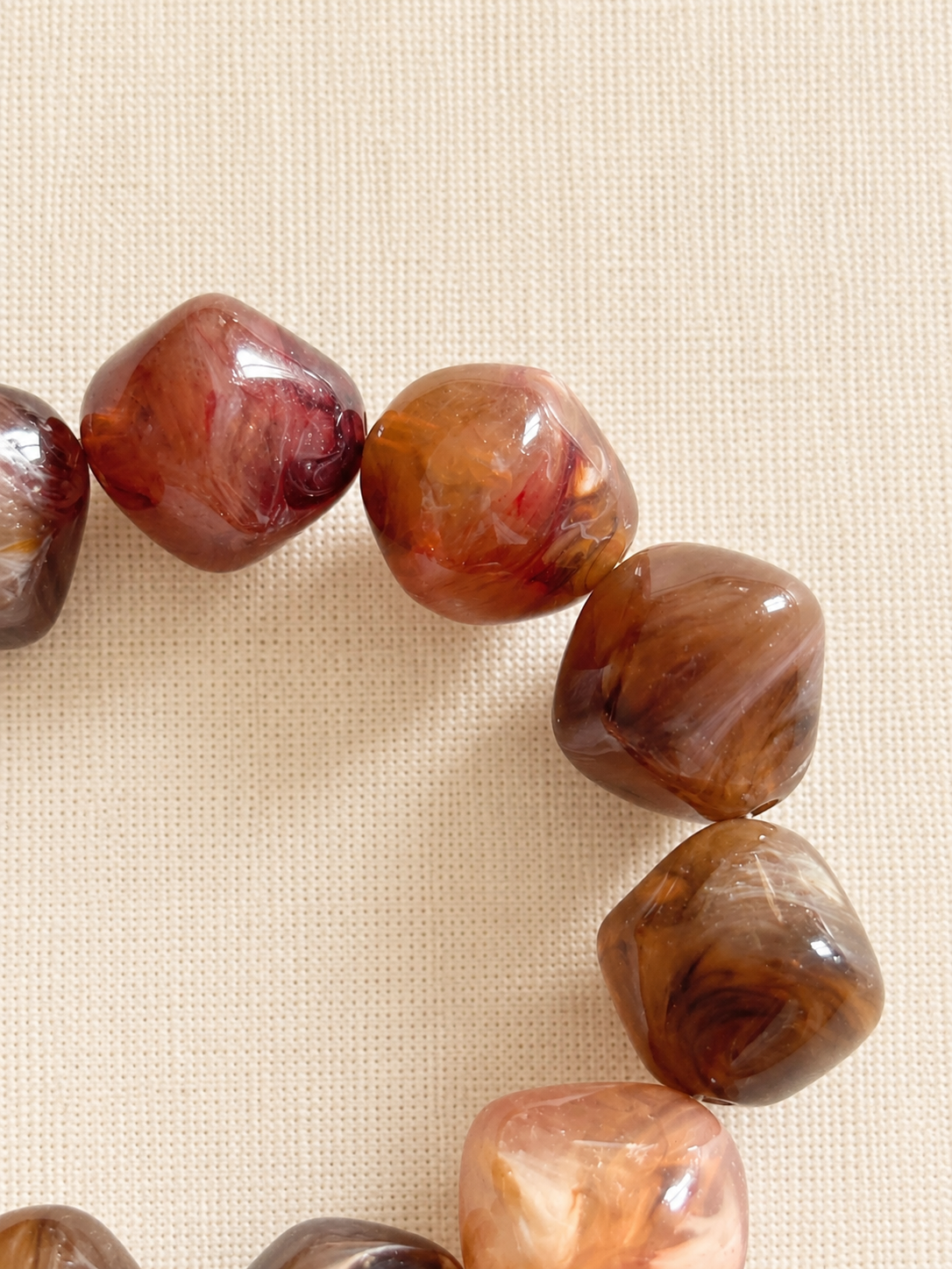 le bracelet galet · moka