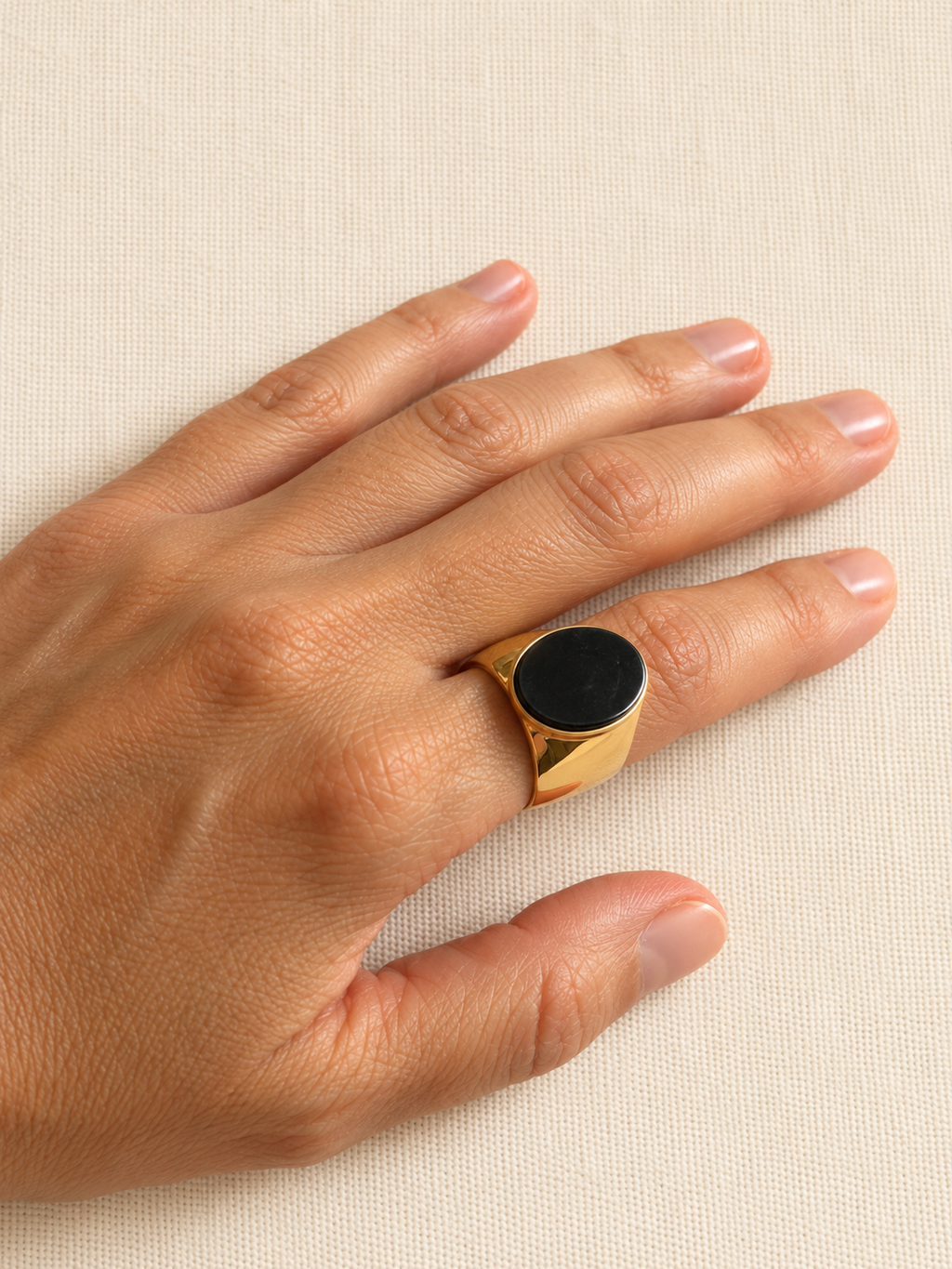 le ring signet · noir