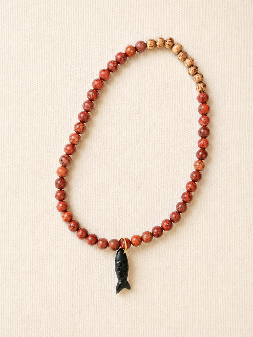 le collier poisson noir