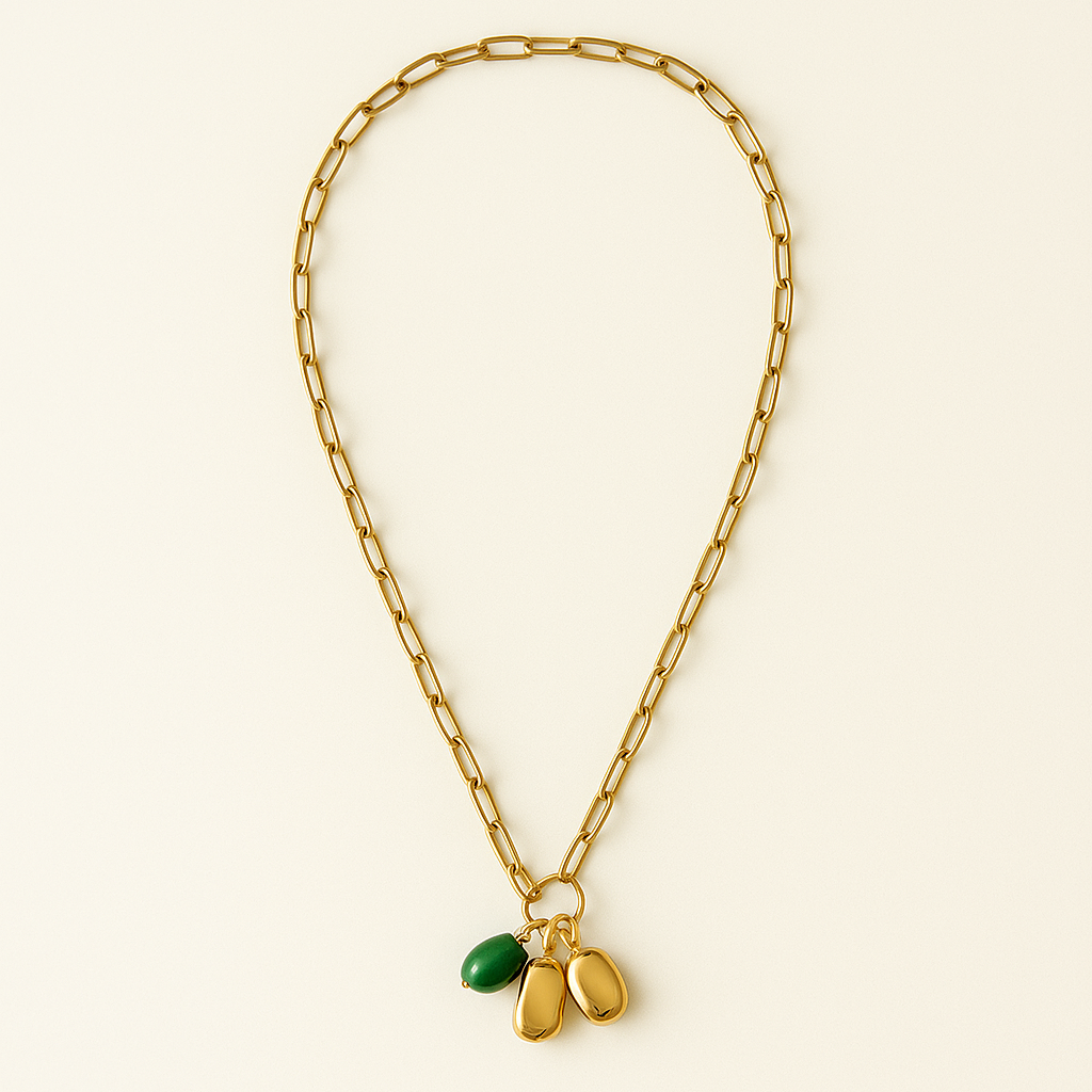 Collar Green Charm