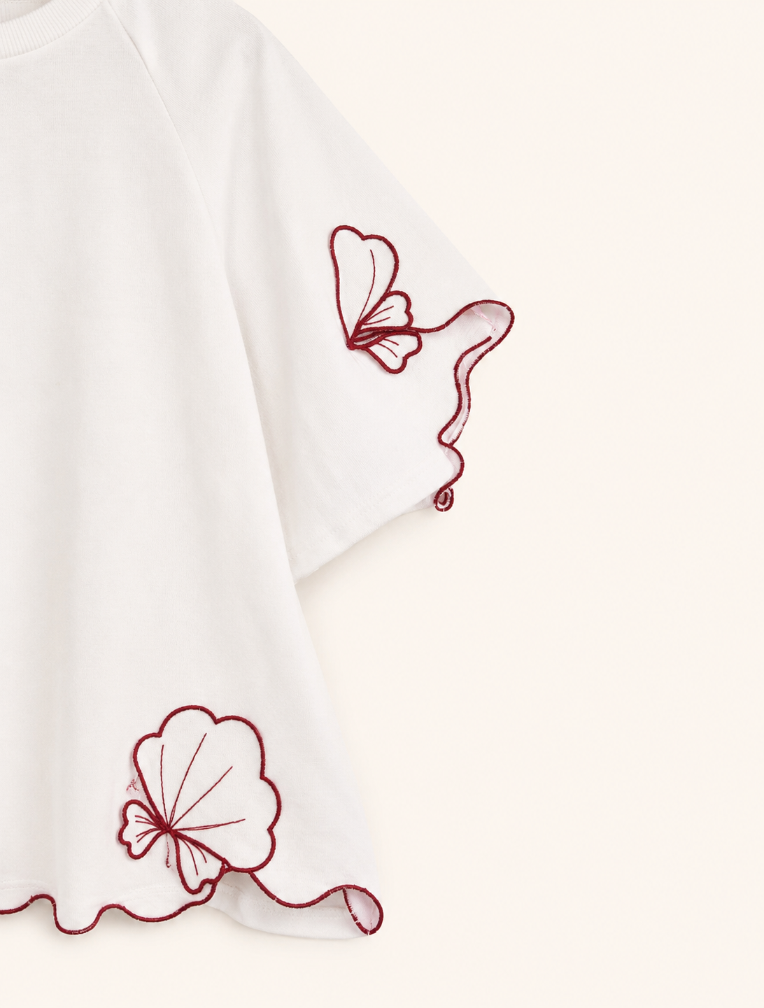 le sweat marine rouge
