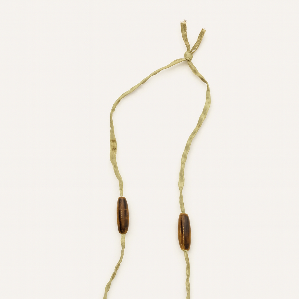 Collar cerámica marrón