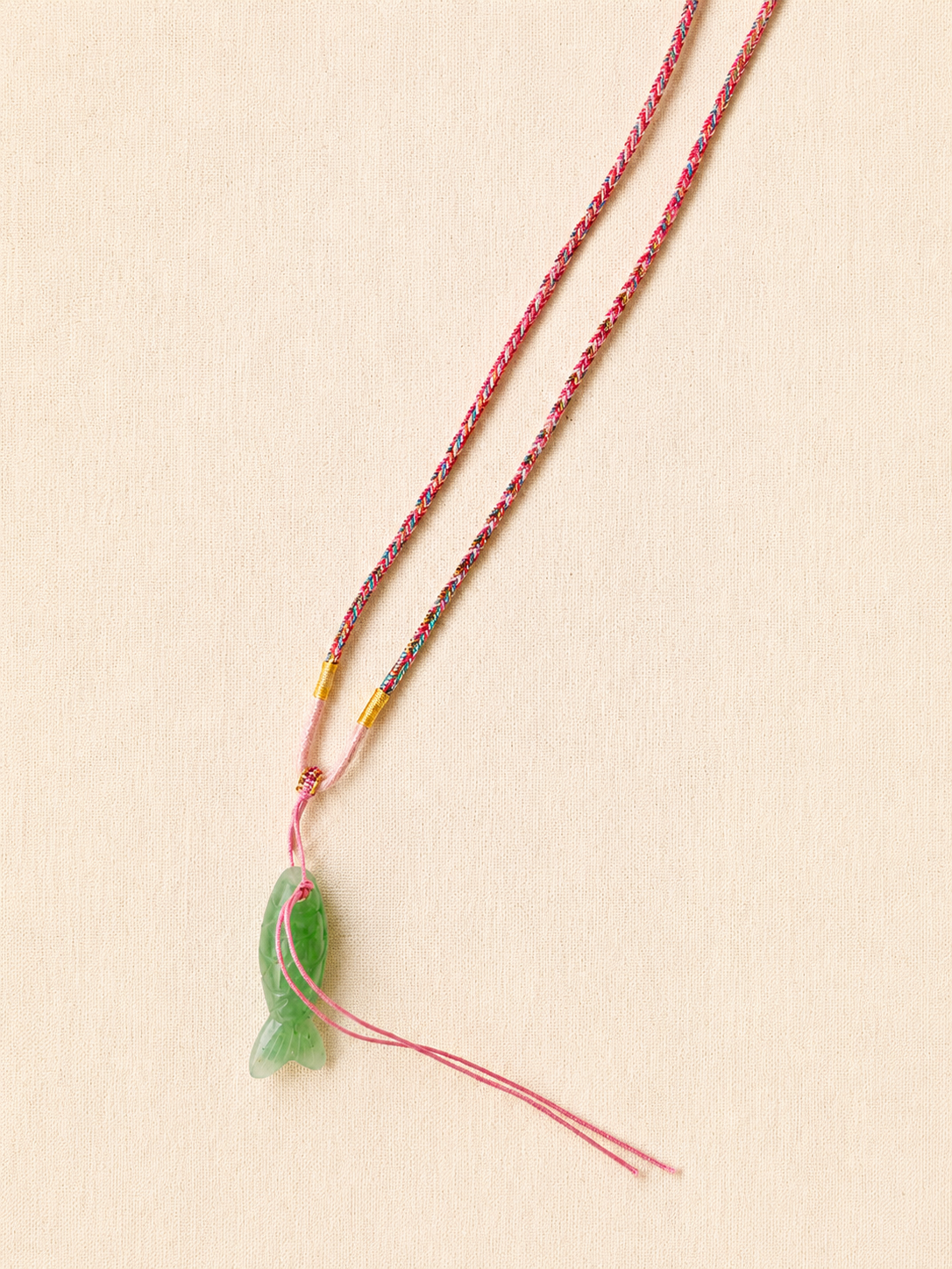 le collier tibet fish pink