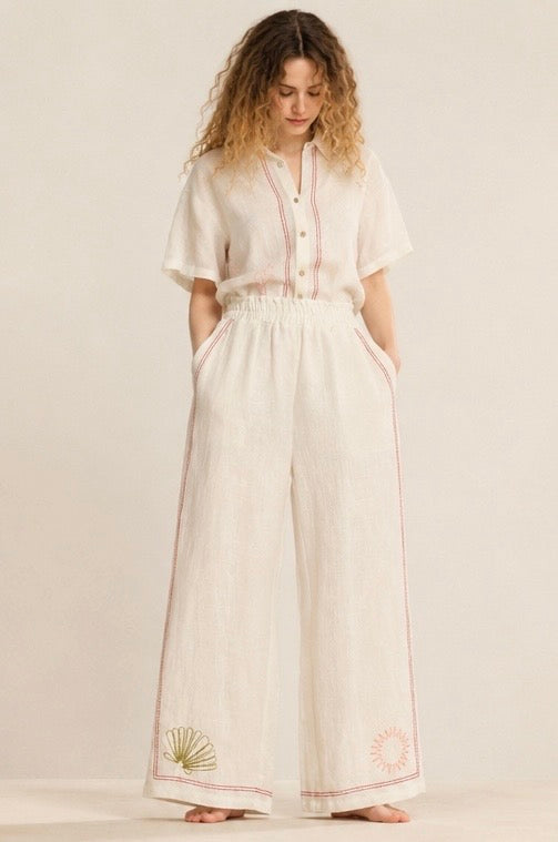 le pantalon coquillage