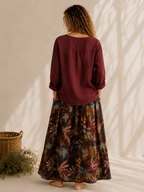 la jupe florale