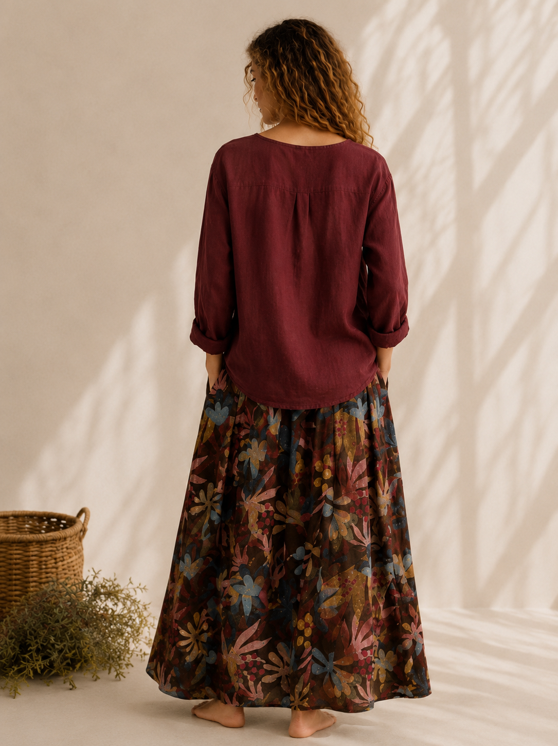 la jupe florale