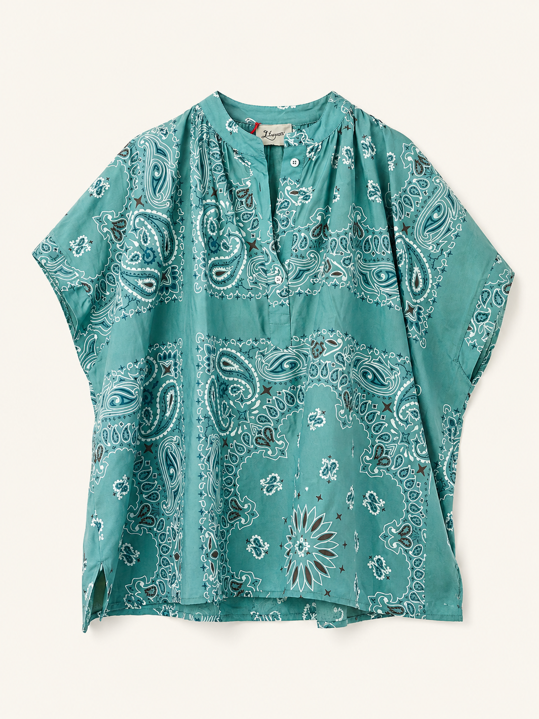 la shirt blue bandana