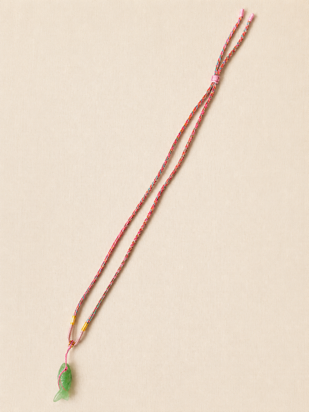 le collier tibet fish pink