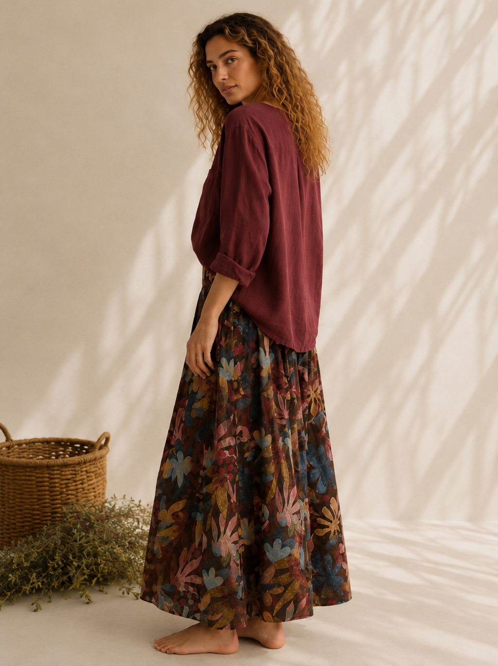 la jupe florale