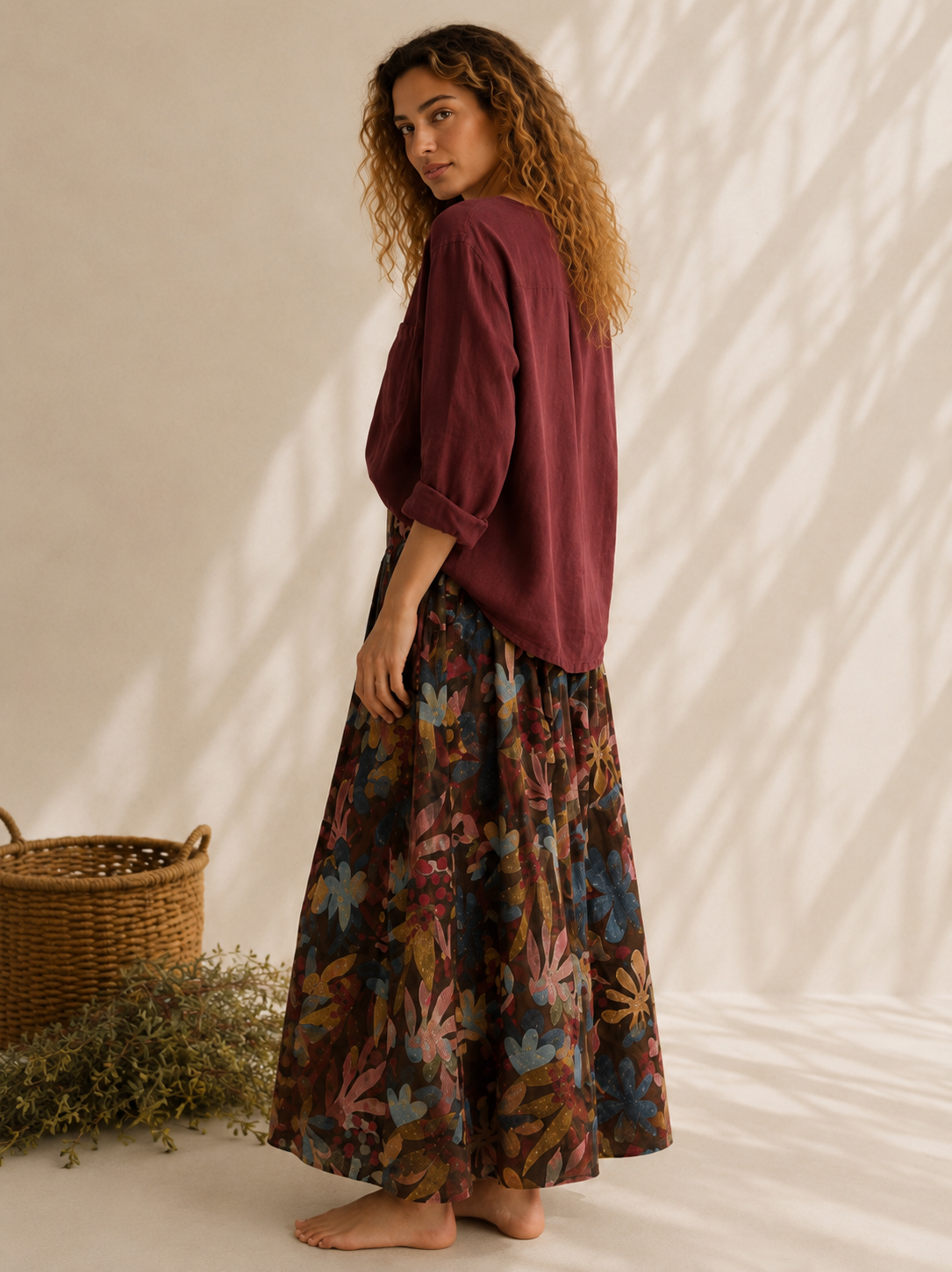 la jupe florale