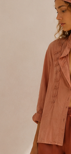 la chemise romane coral