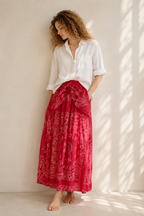 la skirt bandana roja