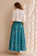 la skirt bandana azul