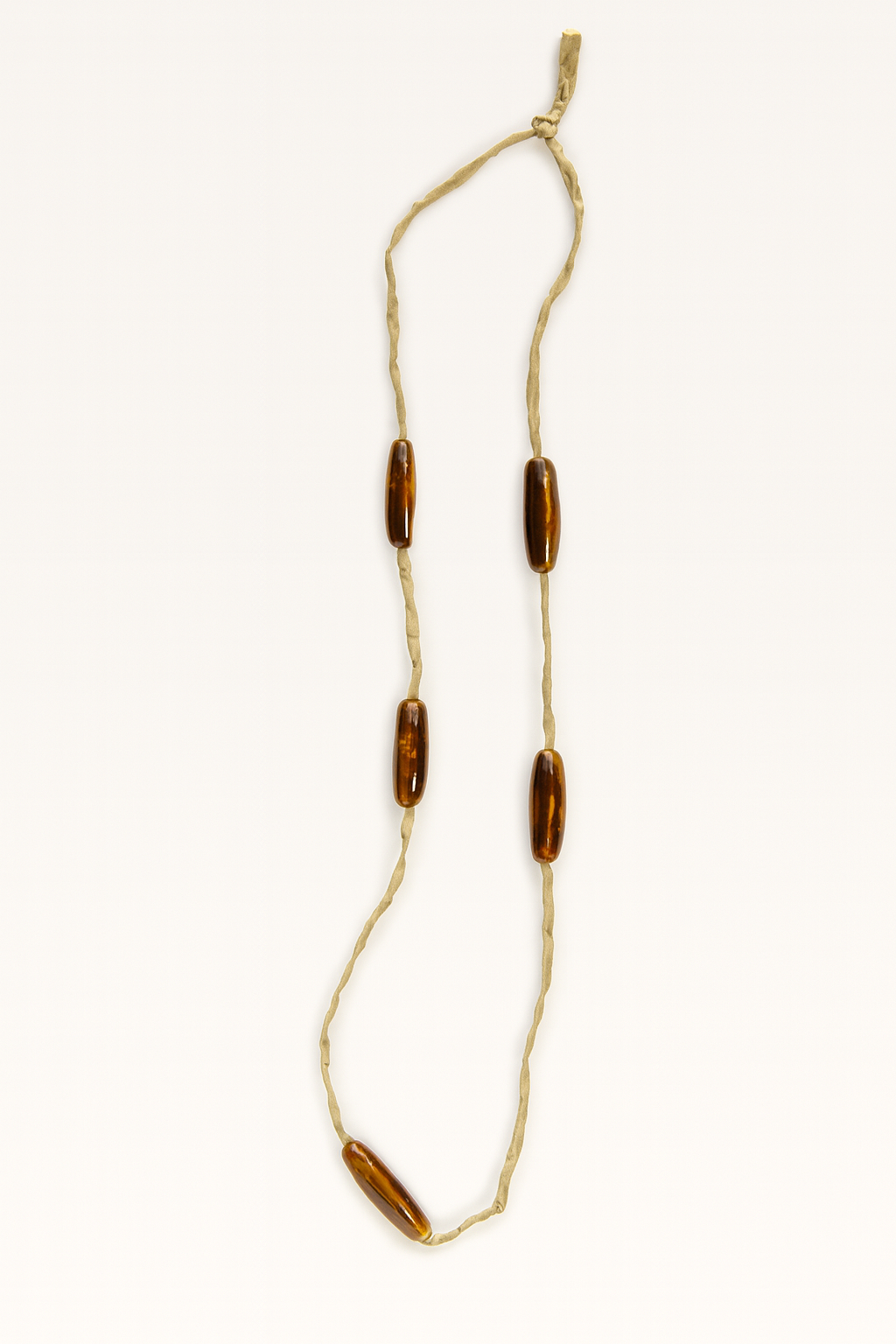 Collar cerámica marrón