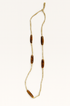 Collar cerámica marrón