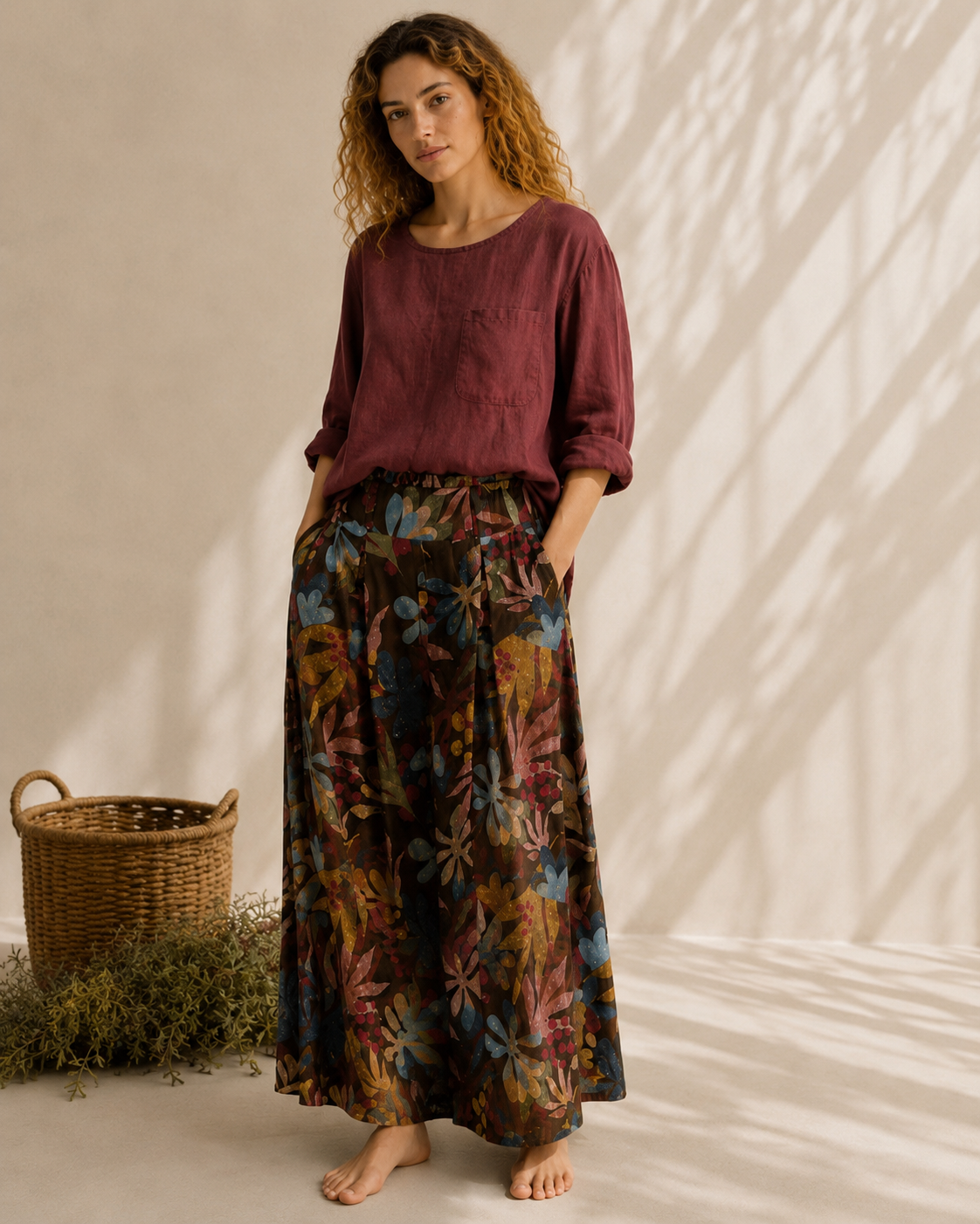 la jupe florale
