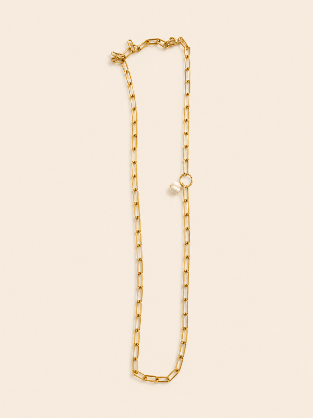 le collier maxi white charm