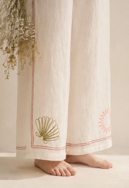 le pantalon coquillage
