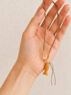 le collier tibet fish beige