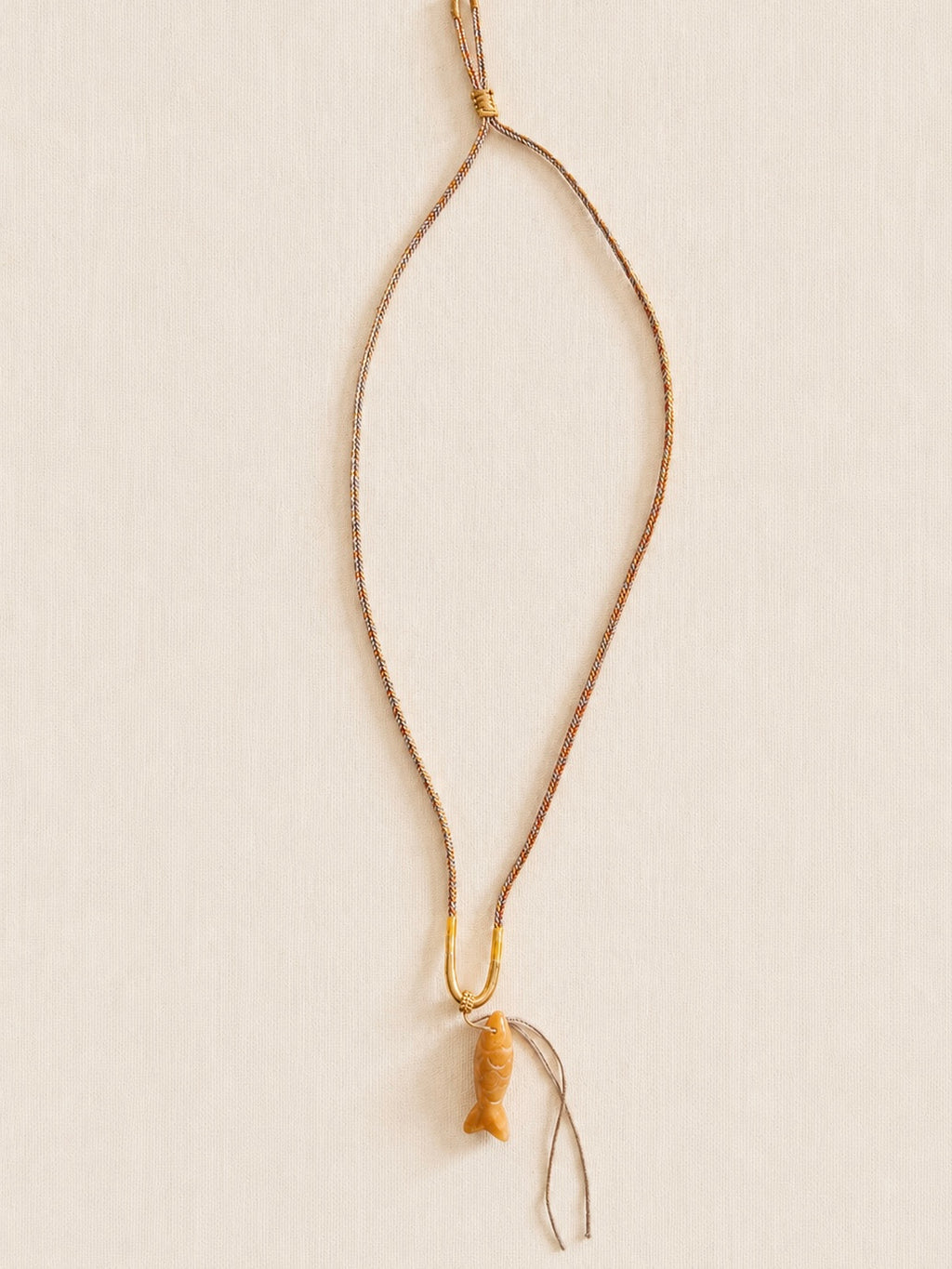 le collier tibet fish beige