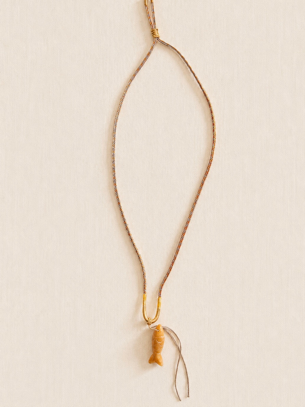 le collier tibet fish beige