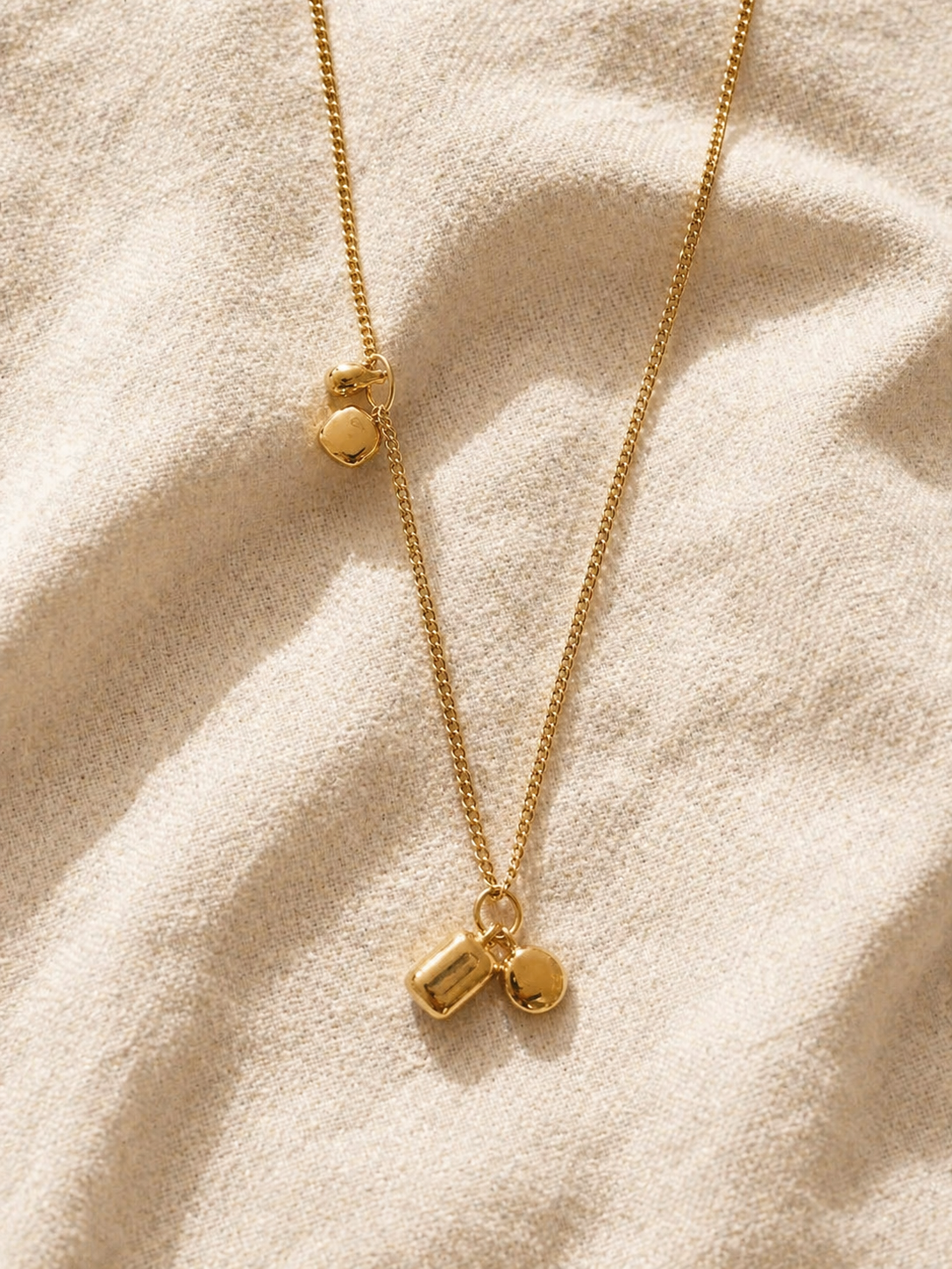 le collier maxi charms gold