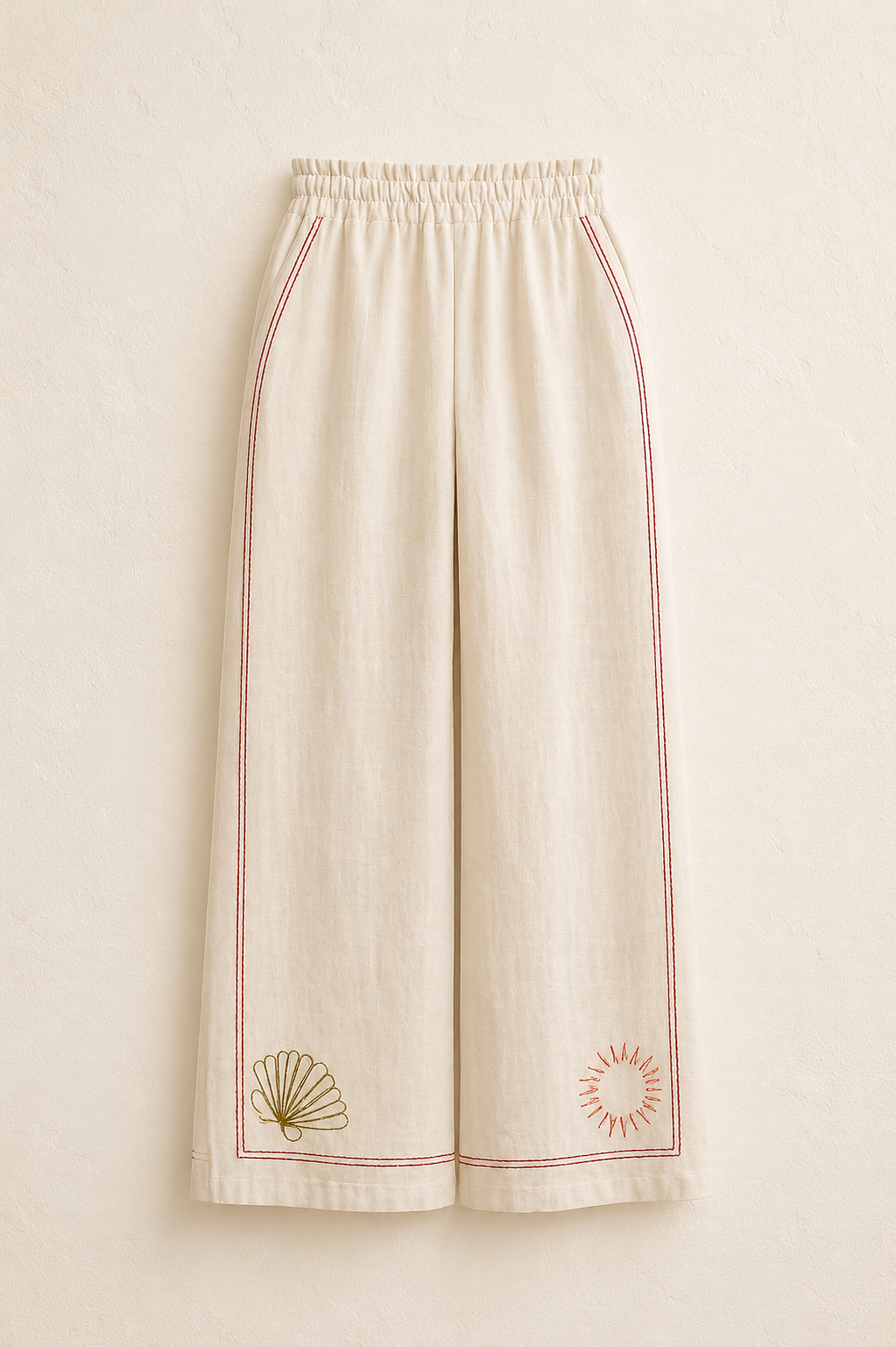 le pantalon coquillage